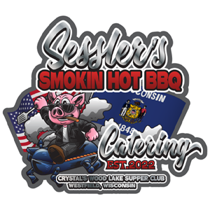 Sessler's Smokin Hot BBQ Catering at Crystal's Wood Lake Supper Club Westfield, WI restaurant logo